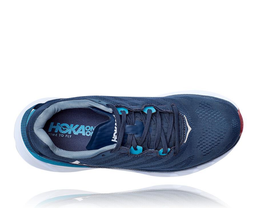 Hoka One One ランニングシューズ メンズ ネイビー/白 - Elevon 2 - DG7823610